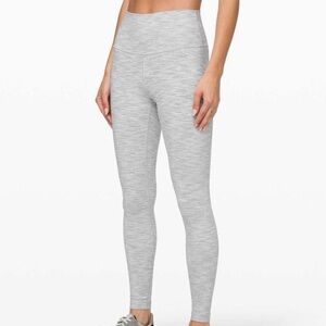 Lululemon Wunder Under High-Rise Tight Size 2 Wee Are From Space Gray White